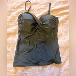 Black Swim Tank Adjustable Straps Size M